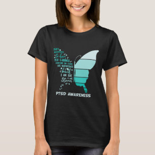 I Am The Storm Ptsd Stress Awareness Ribbon Butter T-Shirt