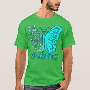 I Am The Storm PTSD Stress Awareness Ribbon Graphi T-Shirt