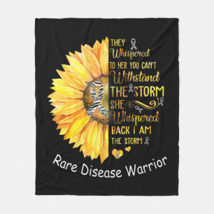 I am the Storm Rare Disease Warrior T-Shirt38  Fleece Blanket