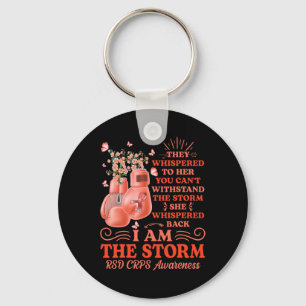 I Am The Storm Rsd Crps Awareness Boxing Gloves Bu Key Ring