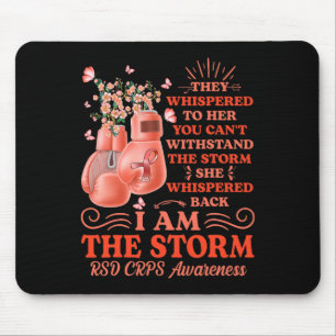 I Am The Storm Rsd Crps Awareness Boxing Gloves Bu Mouse Mat