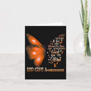 I Am The Storm Rsd Crps Awareness Butterfly Card
