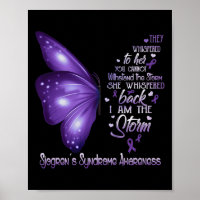 I Am The Storm Sjogren's Syndrome Awareness Butter