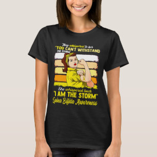 I Am The Storm SPINA BIFIDA AWARENESS T-Shirt
