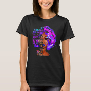 I Am The Storm Strong African Woman Black History  T-Shirt