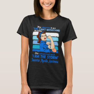 I Am THe Storm TRANSVERSE MYELITIS AWARENESS T-Shirt