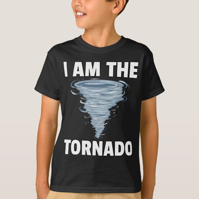 I Am The Storm Twister Tornado Gift Hurricane Mete T-Shirt (Front)