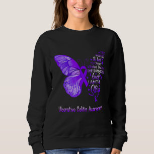 I Am The Storm Ulcerative Colitis Awareness Butter Sweatshirt