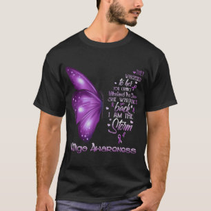 I Am The Storm Vitiligo Awareness Butterfly  T-Shirt