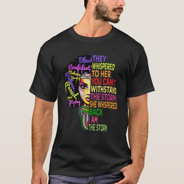 I Am The Storm Women's Juneteenth Black History T-Shirt (Front)