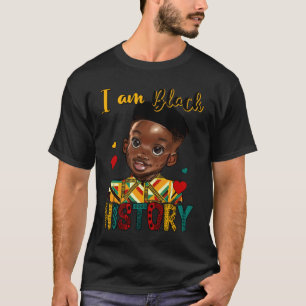 I Am The Strong African King boys Black History Mo T-Shirt