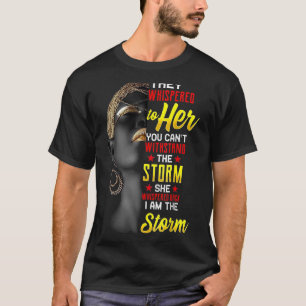 I Am The Strong African Queen girls Black History T-Shirt