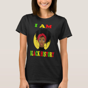 I Am The Strong African Queen Girls Black History T-Shirt