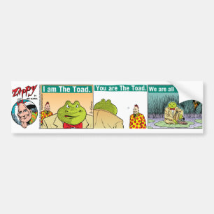 "I Am The Toad" bumper sticker