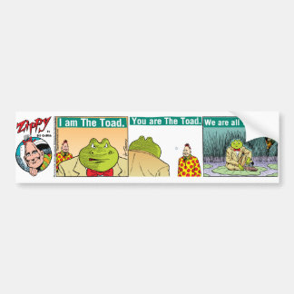 "I Am The Toad" bumper sticker