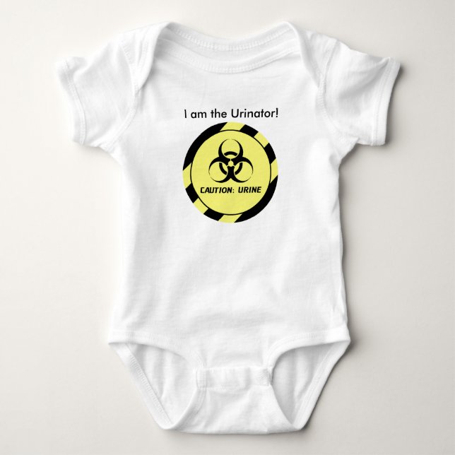 I am the Urinator! Baby Bodysuit (Front)