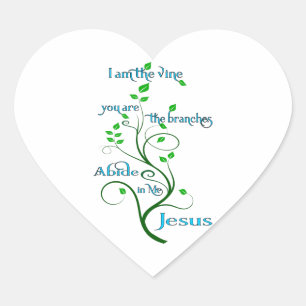 I Am The Vine Sticker