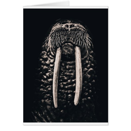 I am the walrus. card