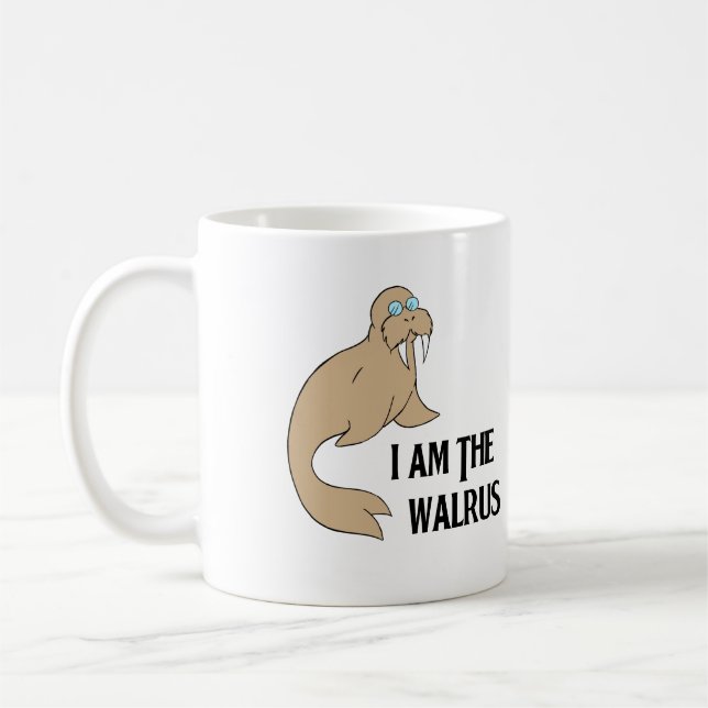 I Am The Walrus Coffee Mug (Left)