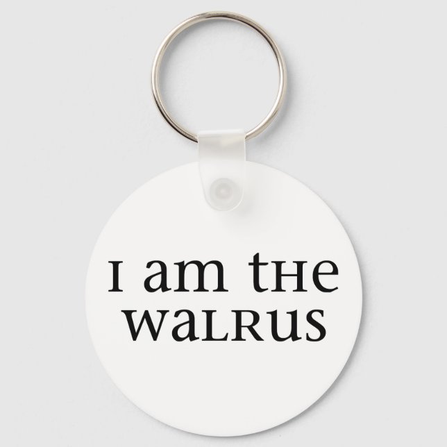 I am the Walrus Key Ring (Front)