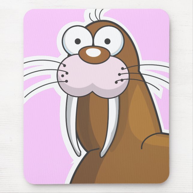 i AM the Walrus Mouse Mat (Front)
