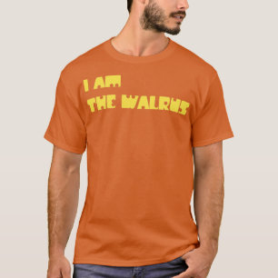 I Am The Walrus mustard T-Shirt