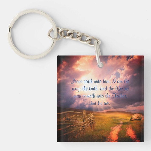 "I am the Way" keychain (Front)