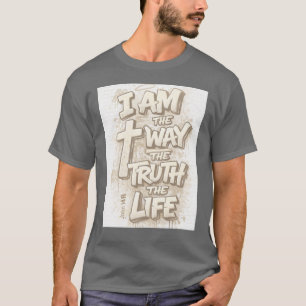 I Am the Way, the Truth, the Life – Graffiti Faith T-Shirt