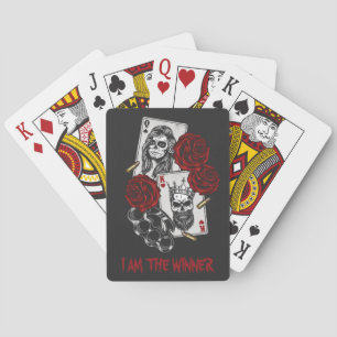 I Am The Winner Deathcards Playing Cards