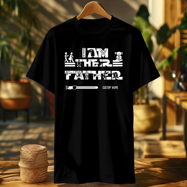 I Am Their Father lightsaber sign personalised  T-Shirt (Creator Uploaded)