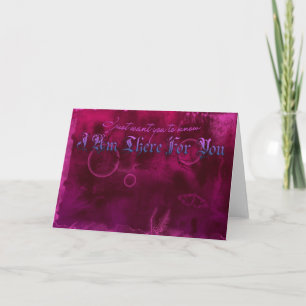 I Am There For You Holiday Card