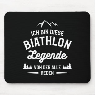 I Am This Biathlon Legend Of The Alle Speeches Bia Mouse Mat