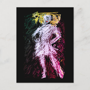 I am this girl postcard