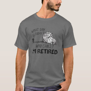 I Am Tired, Retirement Party Day, Funny Cat T-Shirt