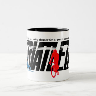 I am triathlete Two-Tone coffee mug
