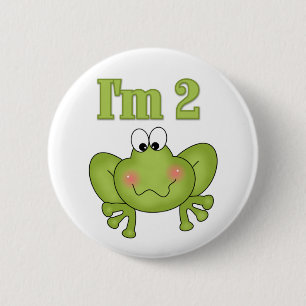 I am Two Frog Button