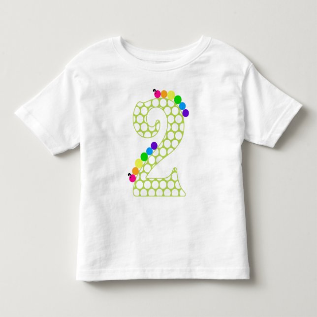 I am TWO Toddler T-Shirt (Front)