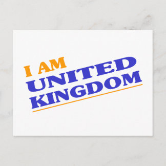 I am United Kingdom Postcard