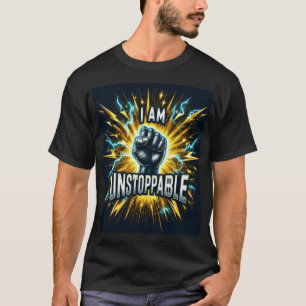 I Am Unstoppable – Lightning Power T-Shirt