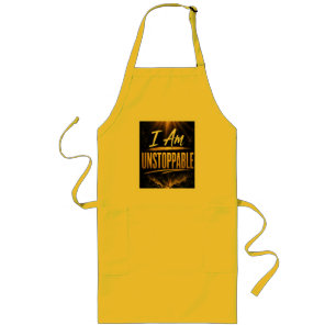 I am Unstoppable Long Apron