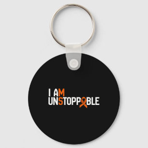 I Am Unstoppable Multiple Sclerosis Ms Awareness M Key Ring