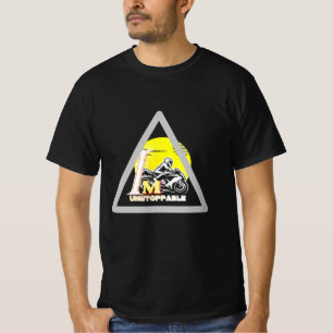 'I Am Unstoppable' Rider Triangle Motivational  T-Shirt
