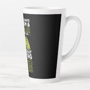 I Am Usually Playing Video Games Latte Mug