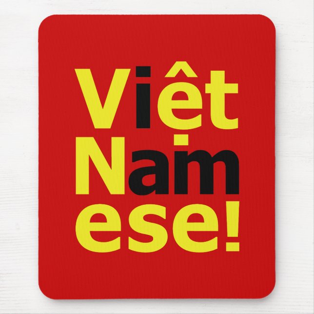 i am Việt Namese! Mouse Mat (Front)