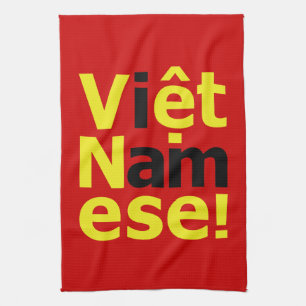 i am Việt Namese! Tea Towel