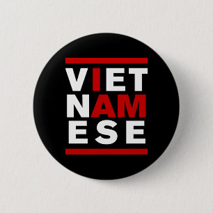 I AM VIETNAMESE 6 CM ROUND BADGE