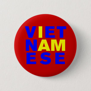 I AM VIETNAMESE 6 CM ROUND BADGE