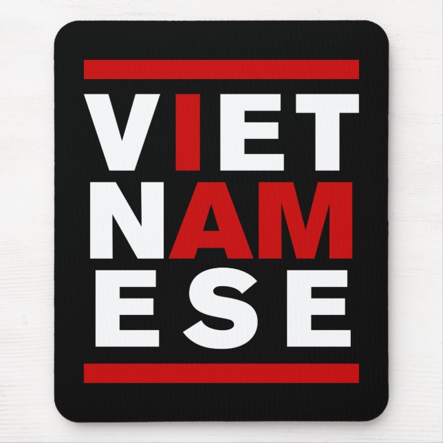I AM VIETNAMESE MOUSE MAT (Front)