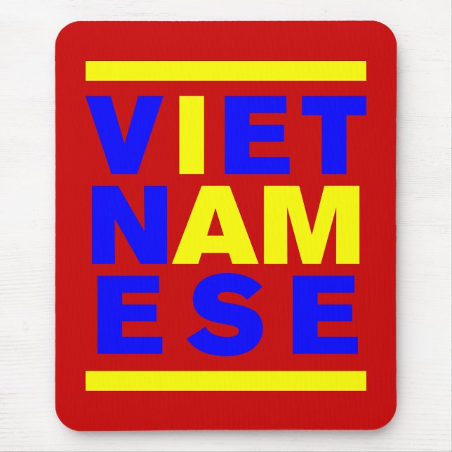 I AM VIETNAMESE MOUSE MAT (Front)