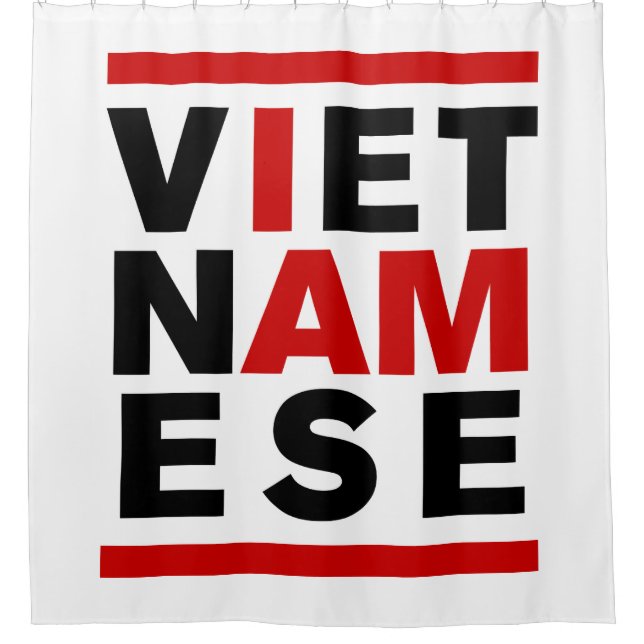 I AM VIETNAMESE SHOWER CURTAIN (Front)